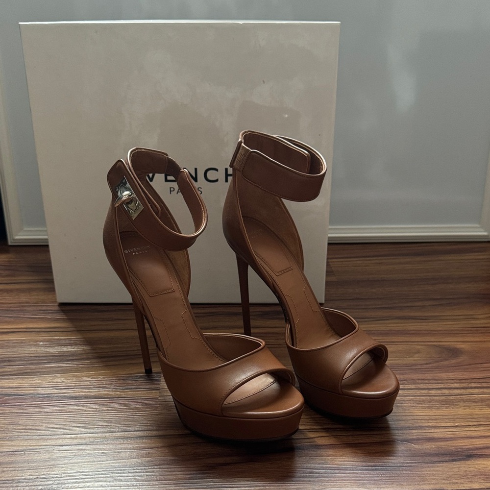 Givenchy Tan High Heel Sandals